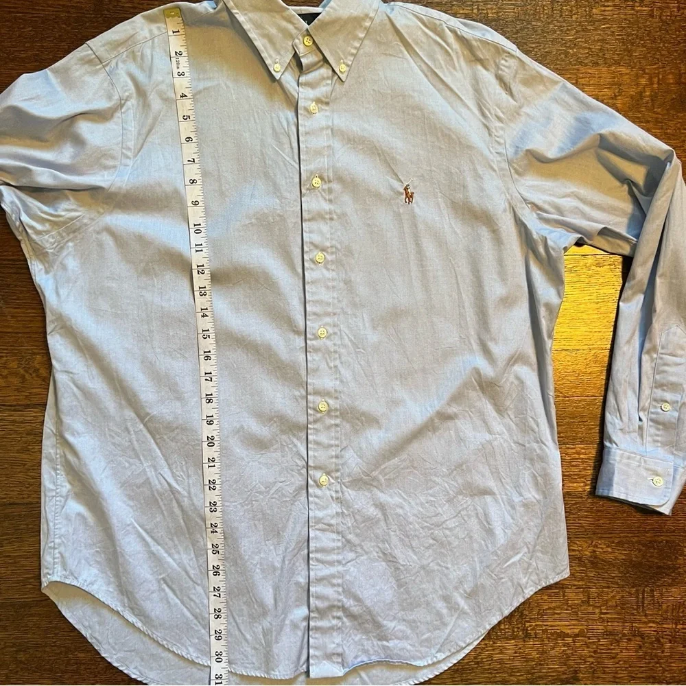 Polo Ralph Lauren size 17/XL light blue dress shirt